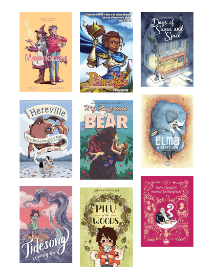 Covers of graphic novels that soothe the soul.